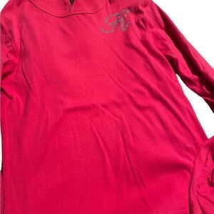 Cha Cha Vente size small king sleeved tee shirt rhinestone “K” new without tags